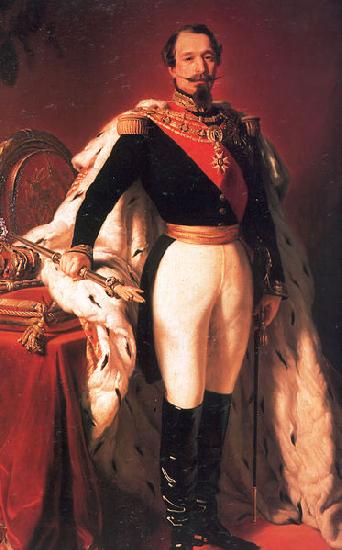 Franz Xaver Winterhalter Portrait de l'empereur Napoleon III oil painting picture